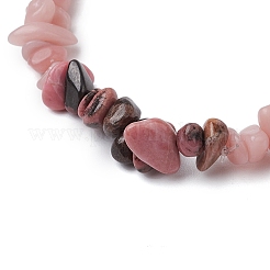 Bracelet extensible avec pierres précieuses&nbsp;BJEW-JB11012-03