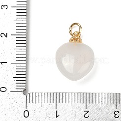 Natürlichen weißen Achat Anhänger&nbsp;LS-KK-Z094-04G-01