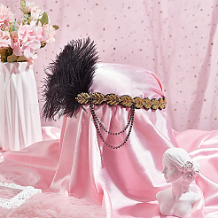 Diademas de plumas elásticas&nbsp;OHAR-WH0036-02A