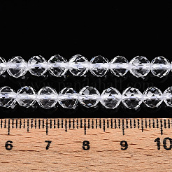 Chapelets de perles en cristal de quartz naturel&nbsp;G-S345-6mm-35