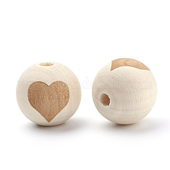 Unfertige Holzperlen&nbsp;X-WOOD-S036-07