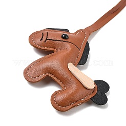 Ciondoli decorativi in pelle sintetica PU di cavallo&nbsp;HJEW-A012-01A