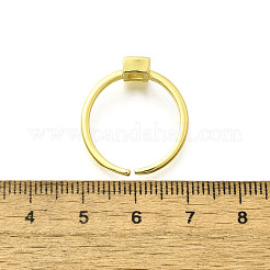 3 Stück 3 Farben Messing Micro Pave Zirkonia Manschettenringe für Damen&nbsp;RJEW-S399-06G