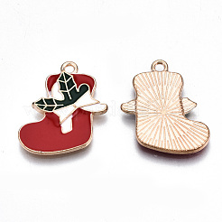 Pendentifs d'émail en alliage&nbsp;X-ENAM-Q442-038-RS