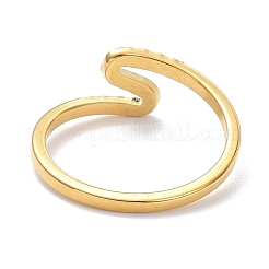 Anillos de dedo de acero inoxidable 304 con revestimiento iónico (IP)&nbsp;RJEW-J071-11-G