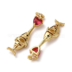 Pendentifs en laiton zircon cubique pavé&nbsp;KK-A271-05G
