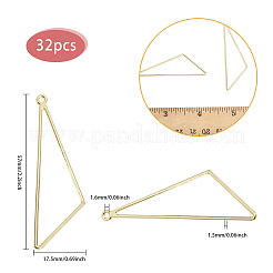 32pcs Legierung offene Rückseite Lünette große Anhänger&nbsp;PALLOY-CA0008-40