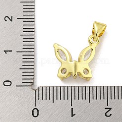Dijes de circonio cúbico pavé de latón chapado en rack&nbsp;KK-G513-19G