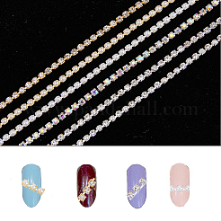 12 Stück 6 Stil Legierung Strass Ketten&nbsp;MRMJ-HY0002-30