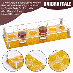 1 Set Schnapsglashalter aus Acryl mit 12 Löchern&nbsp;ODIS-UN0001-04B