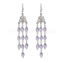 Boucles d'oreilles pendantes en imitation cristal autrichien&nbsp;EJEW-JE06545-01