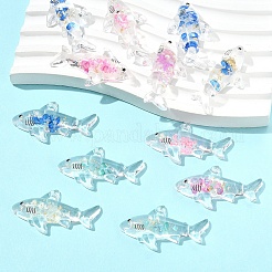 12 pendentif en acrylique lumineux transparent&nbsp;TACR-YW0003-43