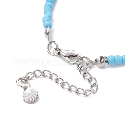 Braccialetti con perline di semi di vetro&nbsp;BJEW-JB11703