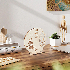 Decorazioni per la casa con calendario millenario in legno&nbsp;FIND-WH0152-581