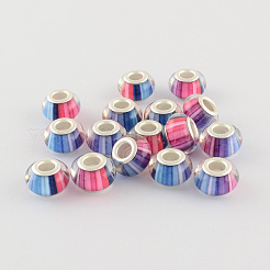 Großes Loch Harz European Beads&nbsp;OPDL-R114-M2