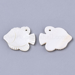 Naturali di acqua dolce pendenti shell&nbsp;SHEL-R048-05