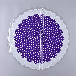 Papel plástico para envolver regalos de polipropileno orientado (opp)&nbsp;AJEW-F043-01E