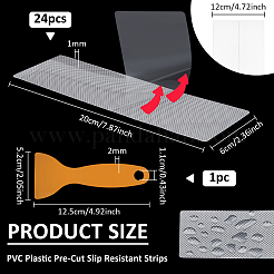 Vorgeschnittene rutschfeste Streifen aus PVC-Kunststoff&nbsp;AJEW-WH0609-466C