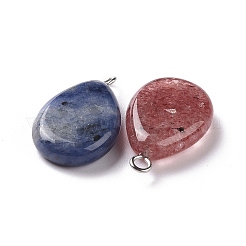 Natürliche und synthetische Mischedelsteinanhänger&nbsp;G-M395-06