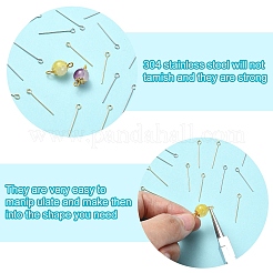 400 Stück 2 Farben 304 Edelstahl-Augenstift&nbsp;FIND-YW0005-14