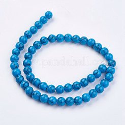 Nachahmung synthetischen Türkis Bead Stränge&nbsp;G-F434-8mm-02