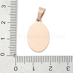 Ionenplattierung (IP) 304 Edelstahlanhänger&nbsp;STAS-H356-07RG