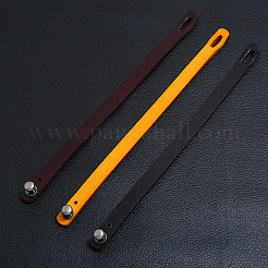 1 pz punk retrò stile etnico braccialetto in pelle fatto a mano coppia letterario cinturino da mano uomo&nbsp;BJEW-CL0001-02A