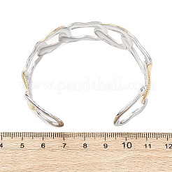 Ovale Armreifen aus 304 Edelstahl für Damen&nbsp;BJEW-B150-06GP