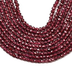 Importiert natürlicher Granat Perlen Stränge&nbsp;G-A129-2mm-05