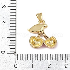Colgante micropavé cubic zirconia de latón&nbsp;KK-D376-03G