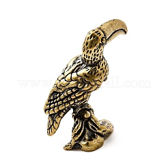Messing Papagei Miniatur Figuren Statuen für Home Office Desktop Ornament&nbsp;KK-S335-05AB