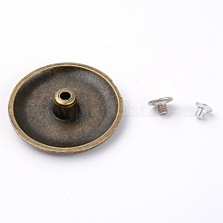 Legierung & Eisenhandwerk massiver Schraubniet&nbsp;PALLOY-WH0084-14AB