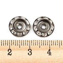 Ottone strass crystal beads&nbsp;RB-F035-06B-B