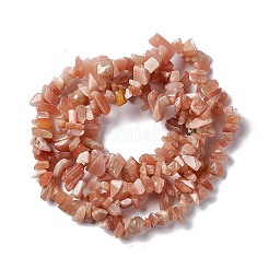 Natürliche sunstone Chip Bead Stränge&nbsp;X-G-M205-67