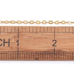 Catene portacavi ovali piatte in ottone&nbsp;CHC025Y-01-G