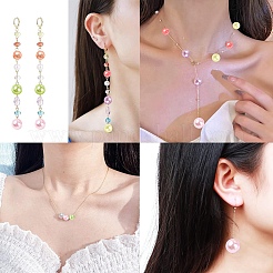 Perles d'imitation perles en plastique ABS&nbsp;KY-YW0001-90A
