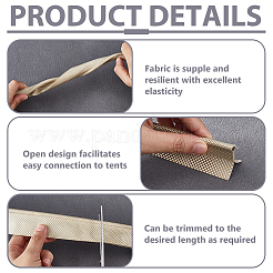 2 Stück doppelseitiger PVC-Kartenstreifen für Zelt&nbsp;DIY-GA0009-76