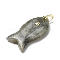 Natur Labradorit Anhänger&nbsp;KK-D021-05H-G