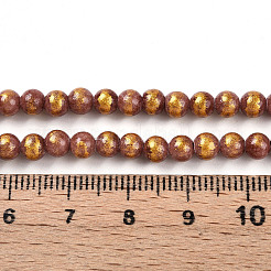 Abalorios de jade natural de mashan hebras&nbsp;G-A255-A01-04F