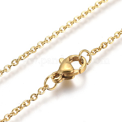 Collane con ciondolo in acciaio inossidabile 304&nbsp;NJEW-F275-01G