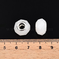 Nachahmung Jade Glas europäischen Perlen&nbsp;GPDL-N004-B14mm-B01