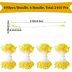 6 Bündel künstliche Gipsblumenherzen&nbsp;DIY-GF0014-11A