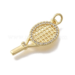 Pendentifs avec zircon cubiques à micro-pavés en laiton&nbsp;KK-D431-059B-01