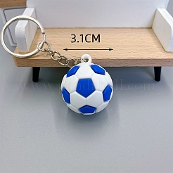 Llavero de bolsa de pvc de fútbol&nbsp;PW-WG5BC74-03