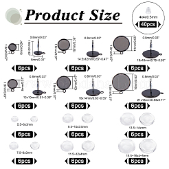 Kit de fabrication de boucles d'oreilles à tige DIY&nbsp;DIY-DC0001-36