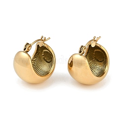 Orecchini a cerchio in acciaio inossidabile 304&nbsp;EJEW-D282-04G-01