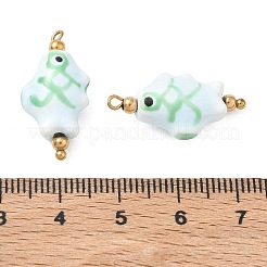 Handgemachte Porzellan-Anhänger&nbsp;STAS-Q119-31G-01