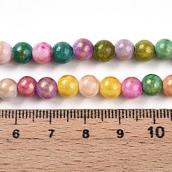 Fili di perline giada di mashan naturale&nbsp;G-A255-A01-02C