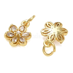 Ciondoli in ottone zirconi chiari micro pavé&nbsp;CU-CBA6E4E-05G