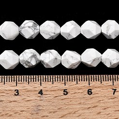 Natürliche Howlith Perlen Stränge&nbsp;G-Z119-A43-02